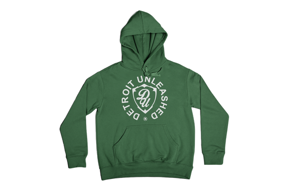 Green Pullover Hoodie x Detroit Unleashed