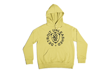  Light Yellow Pullover Hoodie x Detroit Unleashed