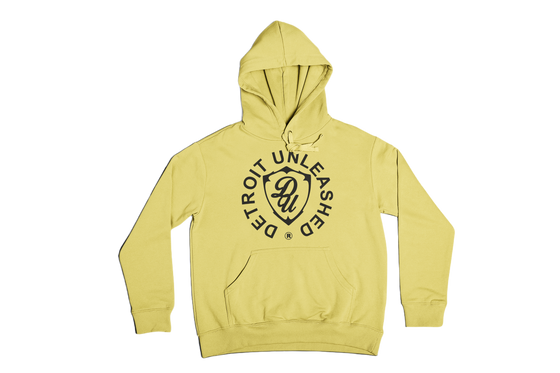 Light Yellow Pullover Hoodie x Detroit Unleashed