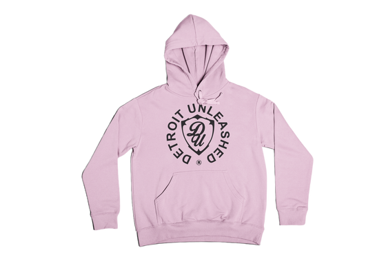Pink Pullover Hoodie x Detroit Unleashed