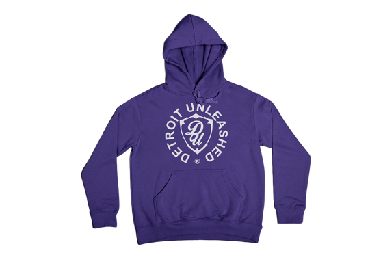 Purple Pullover Hoodie x Detroit Unleashed