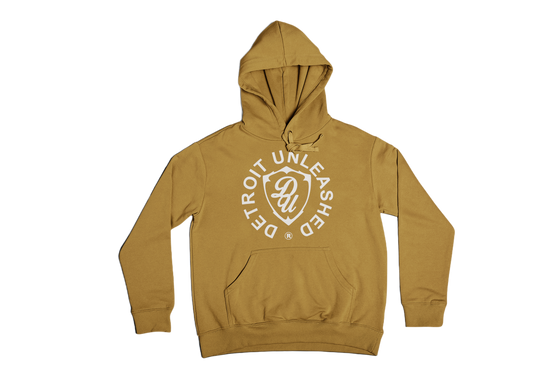 Tan Pullover Hoodie x Detroit Unleashed