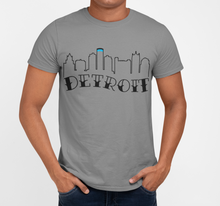  Detroit Skyline & Serif T-Shirt